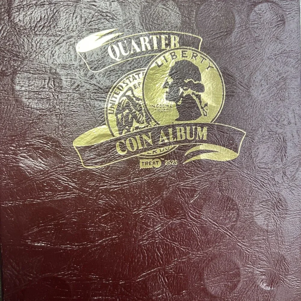 Used Treat Hobby Products #2525 Quarter Coin Album 1932 to 1980+